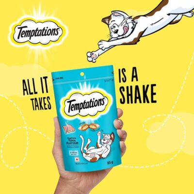 Temptations Cat Treat Tempting Tuna Flavour, 85g
