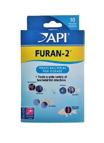 API FURAN – 2 | Treats Bacterial Fish Disease 10ct