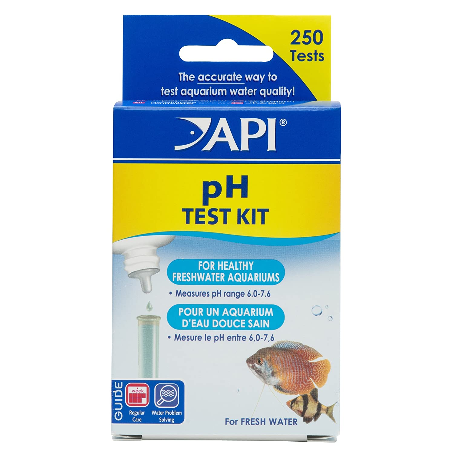 Api Freshwater Ph Test Kit, 250 Tests Per Kit, 68 g