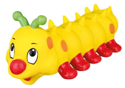 TRIXIE Caterpillar Toy Latex with Motifs for Dogs 26 cm