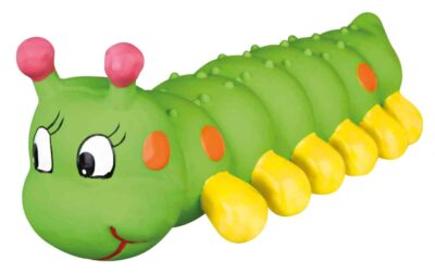 TRIXIE Caterpillar Toy Latex with Motifs for Dogs 26 cm