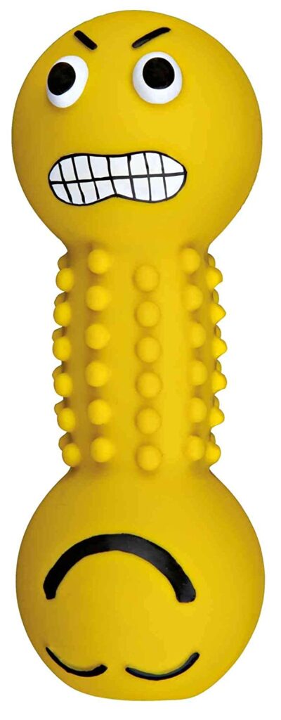 Trixie Smiley Latex Dumbbell with Motifs for Dogs